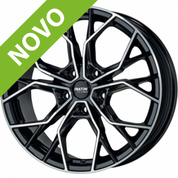 ALU Platišče PLATIN P 118 8,0x18 Črno polirano PLATIŠČA